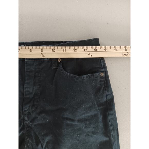 Style & Co Womens Size 8 Straight Leg Cotton Blend Black Denim Jeans - Picture 5 of 10